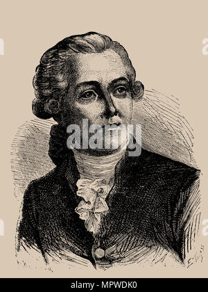 Antoine-Laurent Lavoisier (1743-1794), 1889. Stockfoto