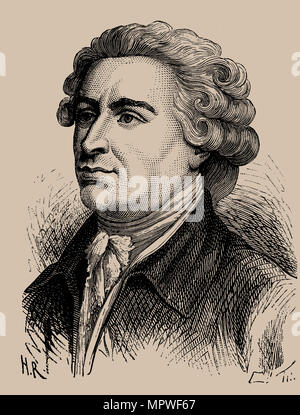 Edmund Burke (1730-1797), 1889. Stockfoto