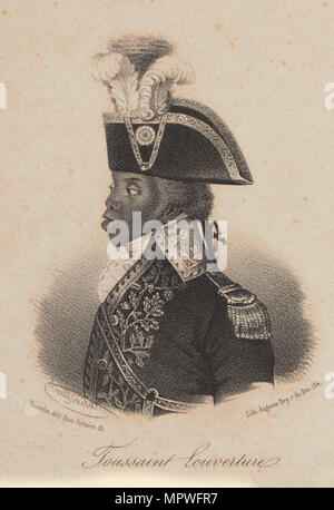 François-Dominique Toussaint Louverture (1743-1803). Stockfoto