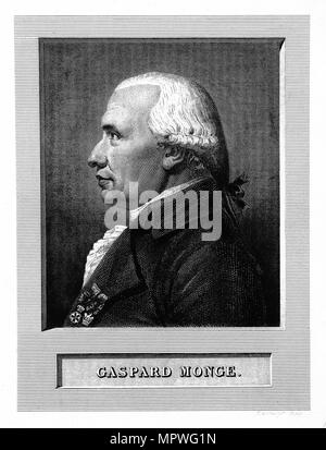 Gaspard Monge, Comte de Péluse (1746-1818). Stockfoto