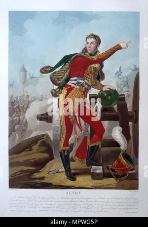 General Jean Andoche Junot (1771-1813), Duc d'Abrantes, 1790er Jahre. Stockfoto