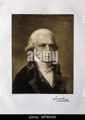 Jean-Baptiste Pierre Antoine de Monet, Chevalier de Lamarck (1744-1829), 1801. Stockfoto
