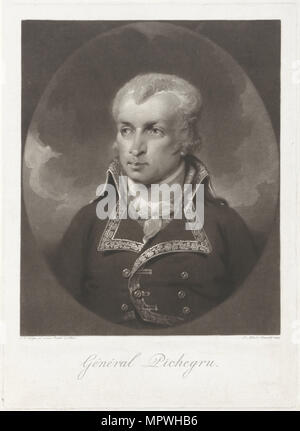 Jean-Charles Pichegru (1761-1804), 1795. Stockfoto