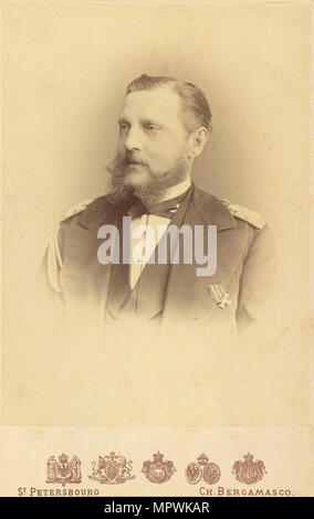 Portrait von Großfürst Konstantin Nikolajewitsch von Russland (1827-1892), ca 1865. Stockfoto