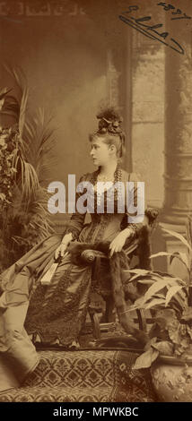 Porträt der Großherzogin Elisabeth Fyodorovna (1864-1918), Prinzessin Elisabeth von Hessen und bei Rhein Stockfoto