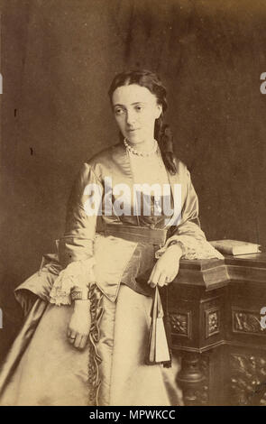 Bildnis der Großfürstin Olga feodorowna von Russland (1839-1891), 1874. Stockfoto