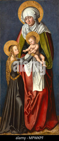 Anna selbdritt, ca 1515. Stockfoto