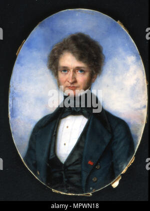 Portrait des Komponisten Hector Berlioz (1803-1869), 1840. Stockfoto
