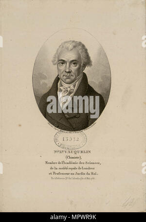 Louis Nicolas Vauquelin (1763-1829). Stockfoto