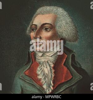 Louis-Michel Le Peletier, Marquis de Saint-Fargeau (1760-1793), 1793. Stockfoto