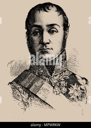 Nicolas-Charles Oudinot, duc de Reggio (1767-1847), 1889. Stockfoto