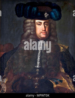 Porträt von Charles VI (1685-1740), Kaiser des Heiligen Römischen Reiches, 1735-1739. Stockfoto