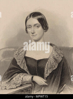 Portrait von Clara Schumann (1819-1896), C. 1850. Stockfoto