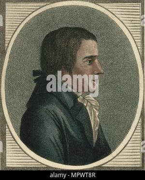 Portrait von Jacques-Pierre Brissot de Warville (1754-1793), 1789. Stockfoto