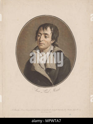 Portrait von Jean-Paul Marat (1743-1793), 1793-1794. Stockfoto