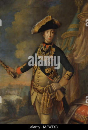 Porträt des Zaren Peter III. von Russland (1728-1762), 1762. Stockfoto