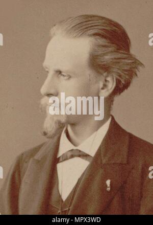 Portrait des Komponisten Louis Albert Bourgault-Ducoudray (1840-1910), 1888. Stockfoto