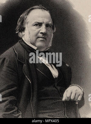 Portrait des Komponisten Antoine-Louis Clapisson (1808-1866), 1862. Stockfoto