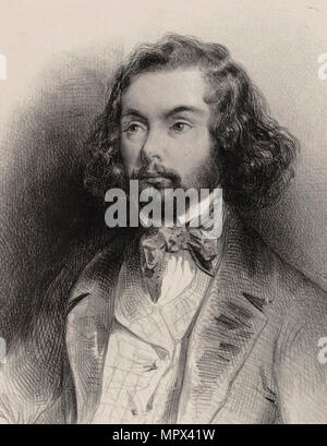 Portrait des Komponisten Félicien David (1810-1876). Stockfoto