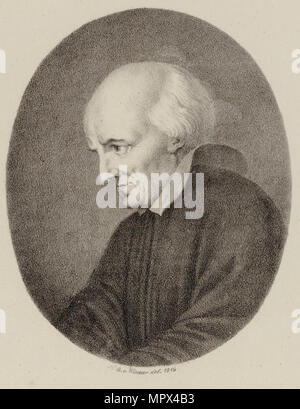 Portrait des Komponisten Karl Friedrich Christian Fasch (1736-1800), 1816. Stockfoto