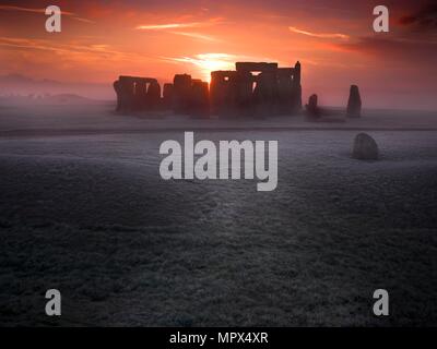 Stonehenge, Wiltshire, 2007. Artist: Historische England Fotograf. Stockfoto