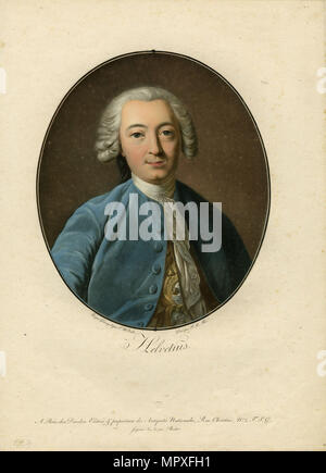 Portrait von Claude Adrien Helvétius (1715-1771), 1793-1794. Stockfoto