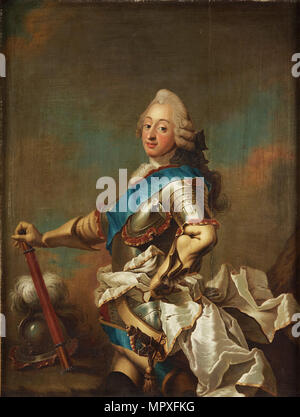 Portrait von Frederik V. von Dänemark (1723-1766), Mitte des 18. Cen.. Stockfoto