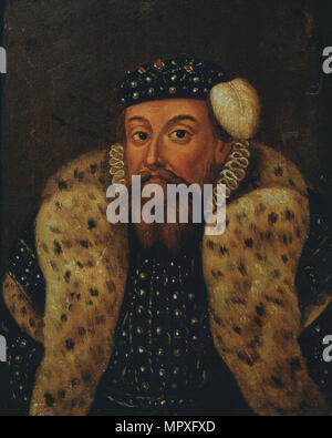 Porträt von König Erik XIV. von Schweden (1533-1577). Stockfoto