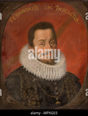 Porträt von Ferdinand II (1578-1637), Kaiser des Heiligen Römischen Reiches. Stockfoto