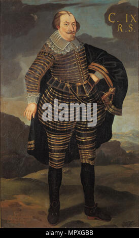 Porträt von König Karl IX. von Schweden (1550-1611). Stockfoto