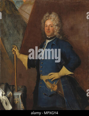 Ich Stanislaw Leszczynski (1677-1766), König von Polen. Stockfoto