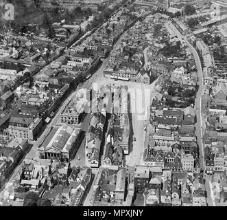 Bury St. Edmunds, Suffolk, Juni 1920. Artist: Aerofilms. Stockfoto