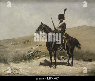 Chasseur à cheval de la Garde imperiale (Pferd Chasseurs der Imperial Guard), 1904. Stockfoto