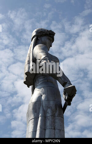 Statue von Kartlis Deda Blick auf Tbilisi Stockfoto