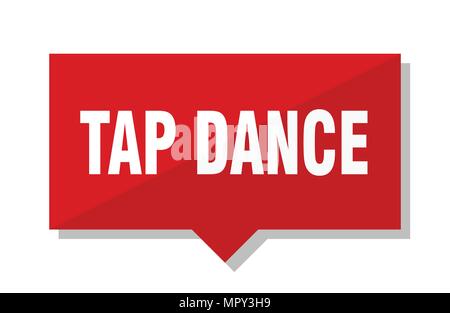 Tap Dance Red Square Preis Stock Vektor