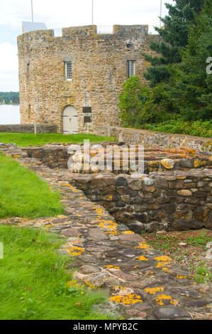 Fort William Henry, Kolonialpemaquid State Historic Site, Maine Stockfoto