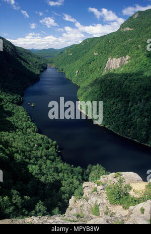 Untere Ausable See, Adirondack Mountain Reserve, Adirondack Park, New York Stockfoto