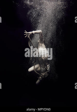 Tiefe Kampf zu entsprechen. Stockfoto