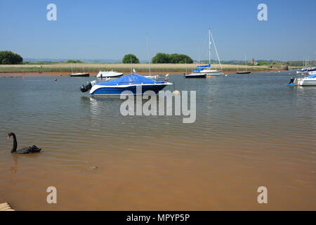Bath Waterfront, Devon, England, Grossbritannien Stockfoto