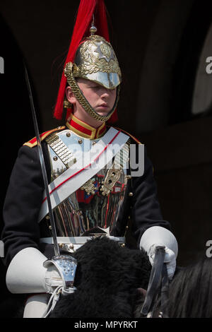 Household Cavalry in Horse Guards Parade Stockfoto