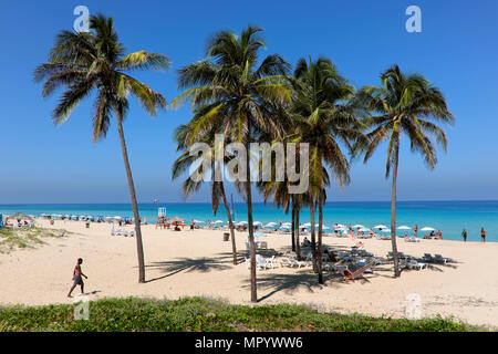 Playas del Este Strand Santa Maria del Mar, Habana del Este/östlich von Havanna, Kuba, Karibik Stockfoto