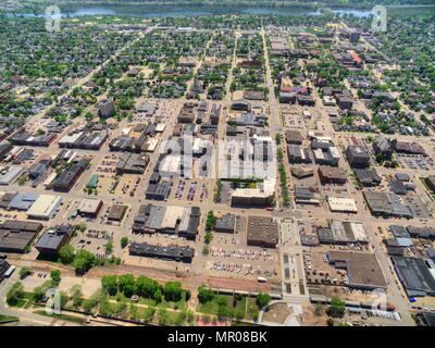 Winona ist eine Gemeinde im südlichen Minnesota am Mississippi Stockfoto