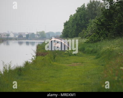 Sheerness, Kent, Großbritannien. 25 Mai, 2018. UK Wetter: Ein bewölkter morgen in Sheerness, Kent mit nr. Credit: James Bell/Alamy leben Nachrichten Stockfoto