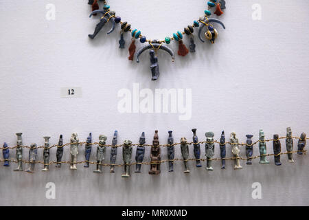 Athen. 23 Mai, 2018. Bild am 23. Mai, 2018 zeigt antike Juwelen im Nationalen Archäologischen Museum in Athen, Griechenland, angezeigt. Im Zentrum von Athen, das Nationale Archäologische Museum beherbergt mehr als 20.000 Exponate, darunter feinste Sammlung der Welt der griechischen Antike. Credit: Lefteris Partsalis/Xinhua/Alamy leben Nachrichten Stockfoto