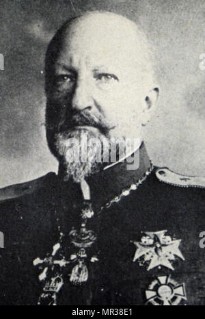 Fotografische Porträt von Ferdinand I. von Bulgarien (1861-1948) der Herrscher von Bulgarien von 1887 bis 1918. Er war auch ein Thema, Botaniker, Entomologe und Philatelisten. Vom 20. Jahrhundert Stockfoto