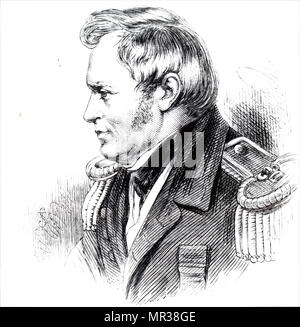 Portrait von Sir John Richardson (1787-1865) war ein schottischer naval Chirurg, Naturforscher und arctic Explorer. Vom 19. Jahrhundert Stockfoto