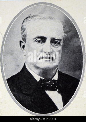 Fotografische Portrait von John Redmond (1856-1918) eine Irische nationalistischer Politiker, Rechtsanwalt, und MP im britischen Unterhaus. Vom 20. Jahrhundert Stockfoto