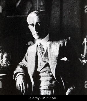 Fotografische Porträt von Maurice Ravel (1875-1937), französischer Komponist, Pianist und Dirigent. Vom 20. Jahrhundert Stockfoto