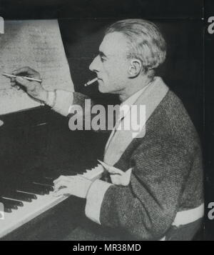 Foto von Maurice Ravel (1875-1937), französischer Komponist, Pianist und Dirigent. Vom 20. Jahrhundert Stockfoto