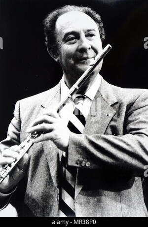Foto von Jean-Pierre Rampal (1922-2000), ein französischer Flötist. Vom 20. Jahrhundert Stockfoto